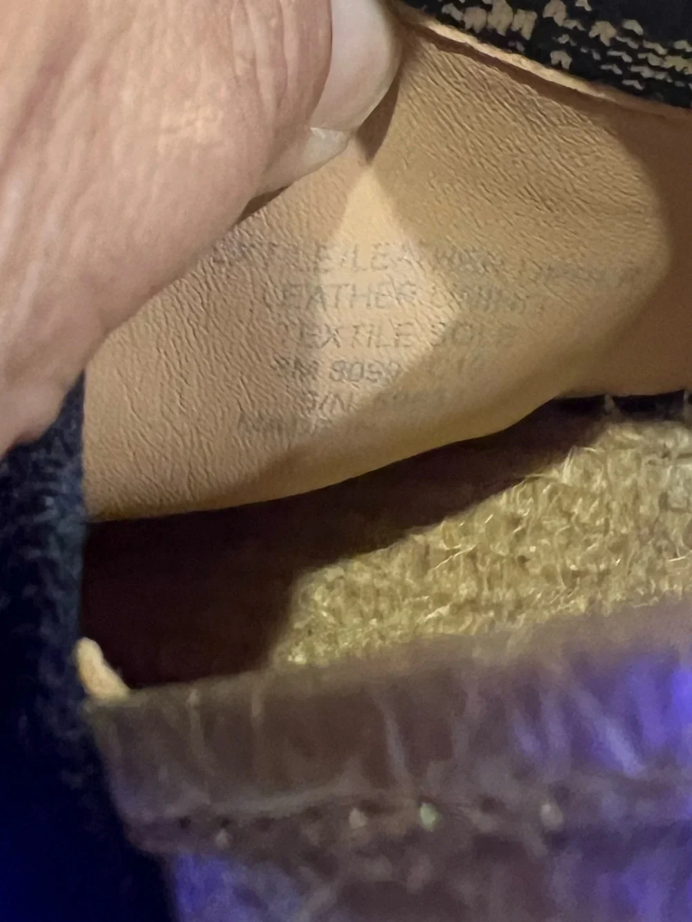 Tory Burch Daisy Slip On Trainer Midnight / Ivory Gold 8M Espadrillas wide heel